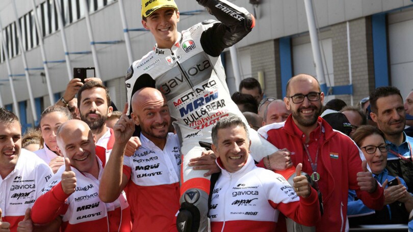 Moto3 Assen, Bagnaia: "Ho dato il 110% per vincere"