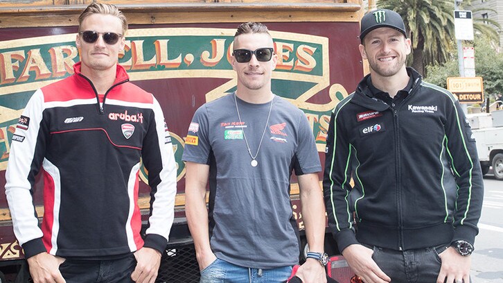 La Superbike sbarca a San Francisco e incontra i fan