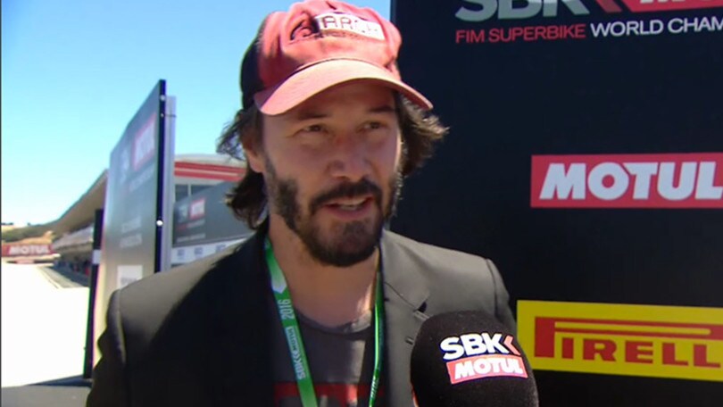 SBK: Keanu Reeves a Laguna Seca