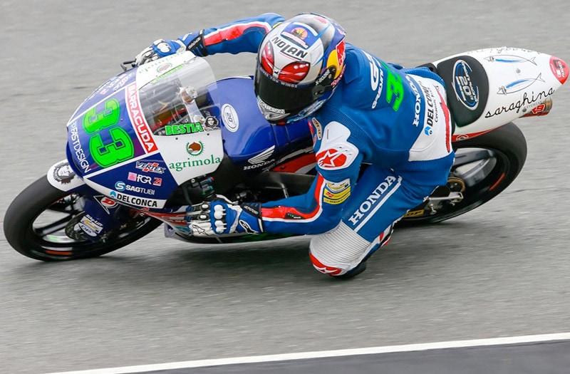 Moto3, Germania, Bastianini leader delle libere