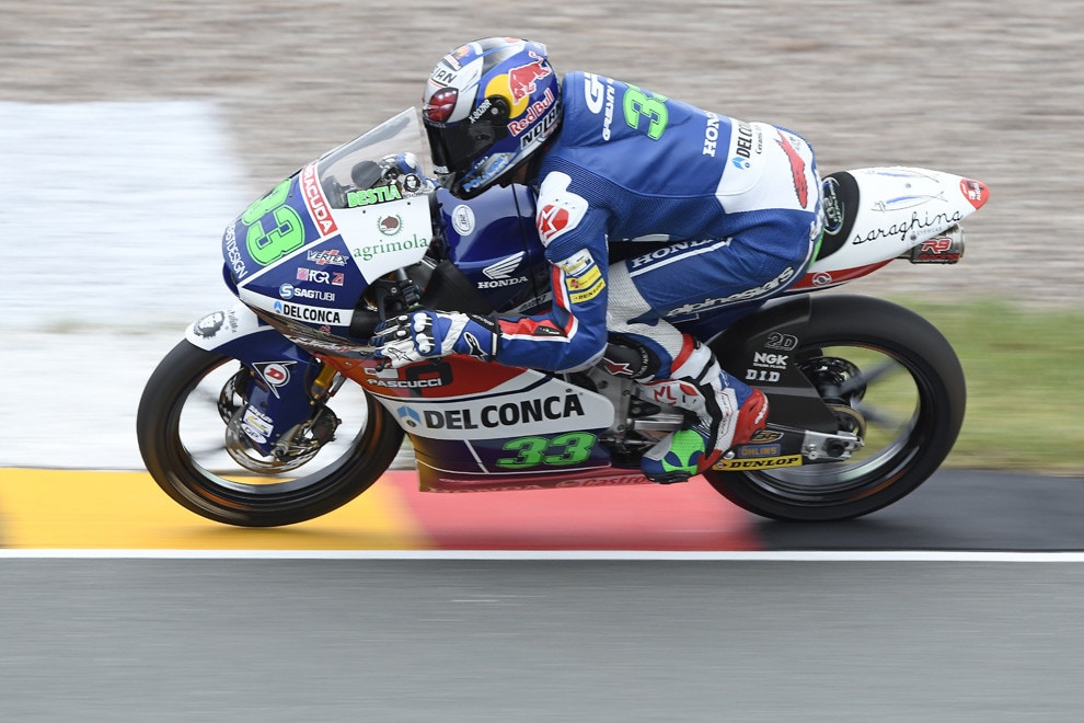 Moto3 Sachsenring, qualifiche: Bastianini dopo la “rossa”
