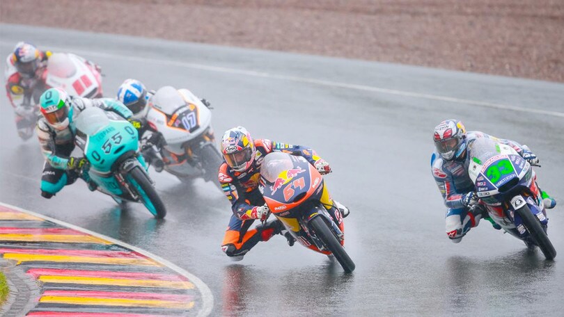 Moto3 Germania, Bastianini: "Mai così efficace sul bagnato..."