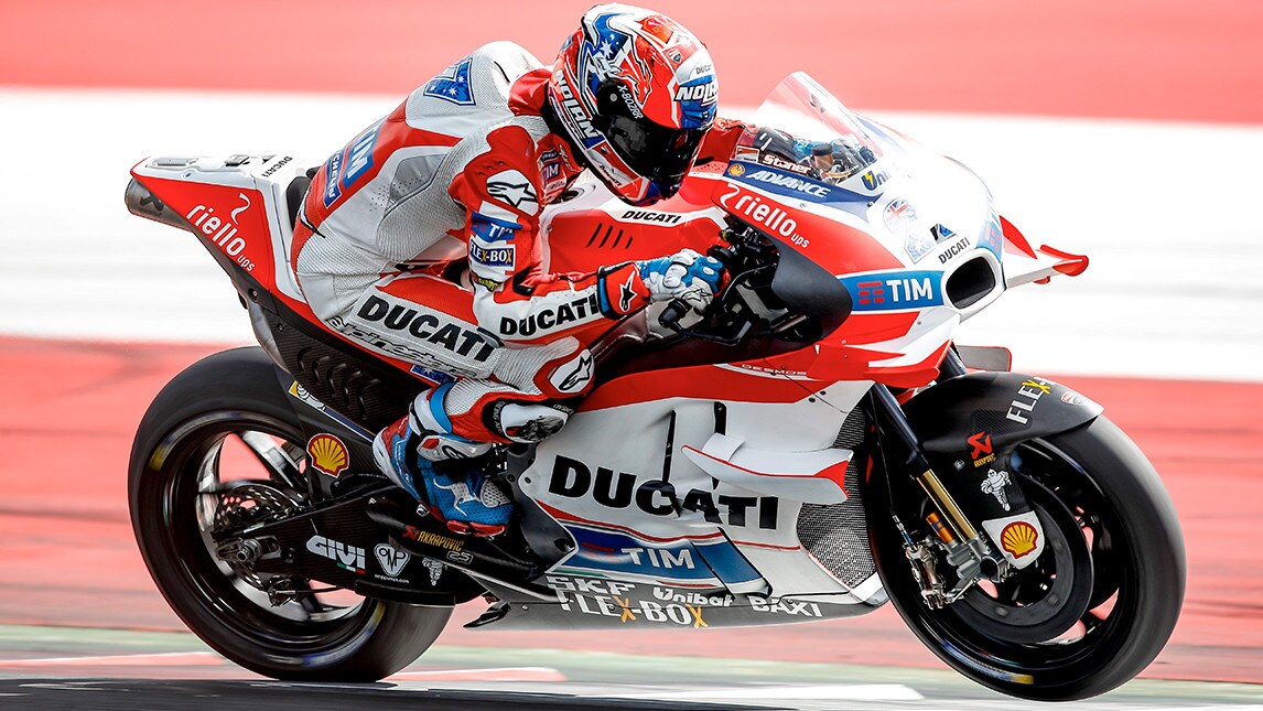MotoGP Test Austria, Stoner: "Cerchiamo stabilità in frenata"