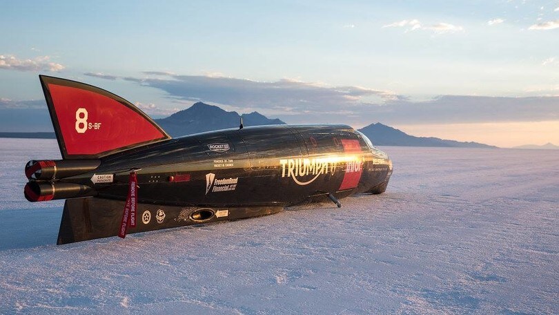 Guy Martin e Triumph a Bonneville per il record di velocità