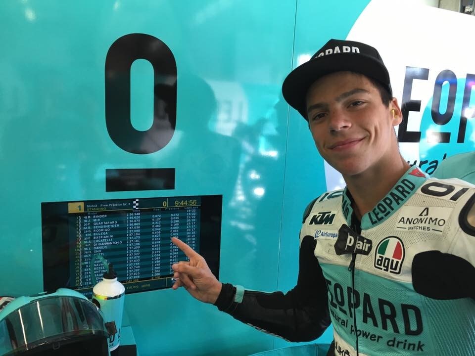 Moto3 Austria, Binder beffato, la pole è di Mir