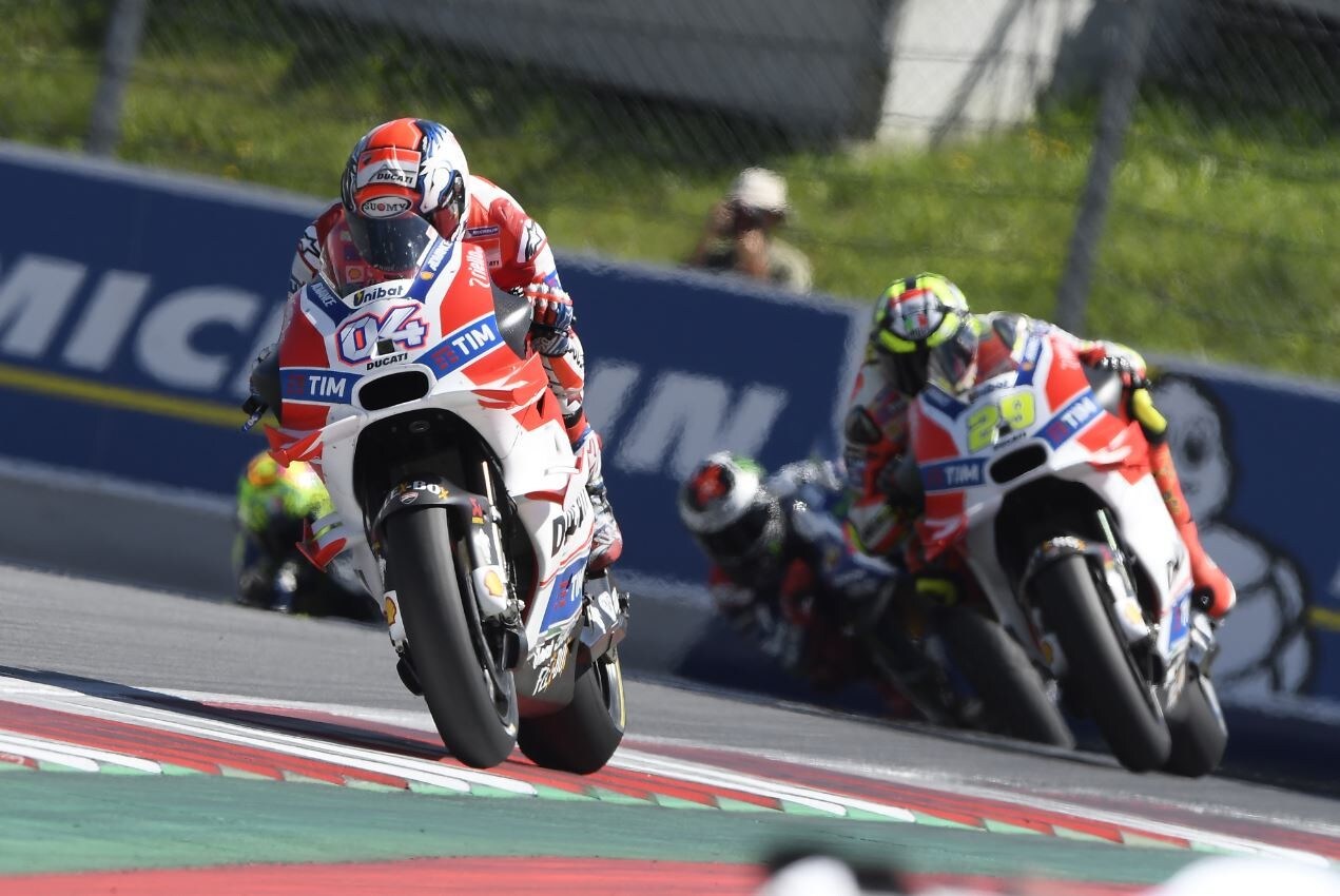 MotoGP Austria, Dovizioso: "Peccato, mi sentivo più forte di Iannone"