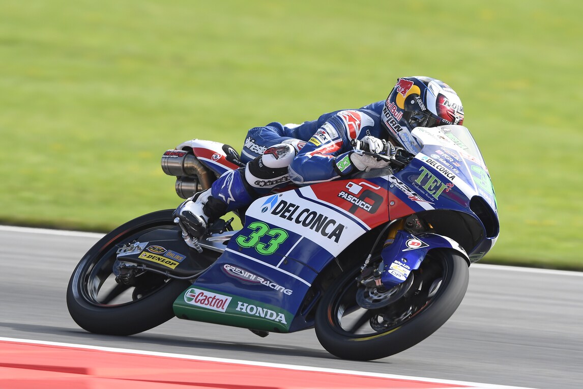 Moto3 Brno, libere1: Bastianini davanti a tutti