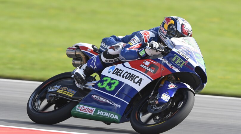 Moto3 Brno, libere1: Bastianini davanti a tutti