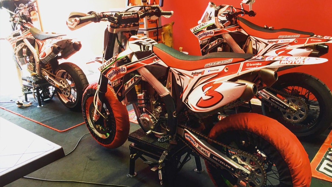 Max Biaggi: "Vi aspetto alla Supermoto a Latina"