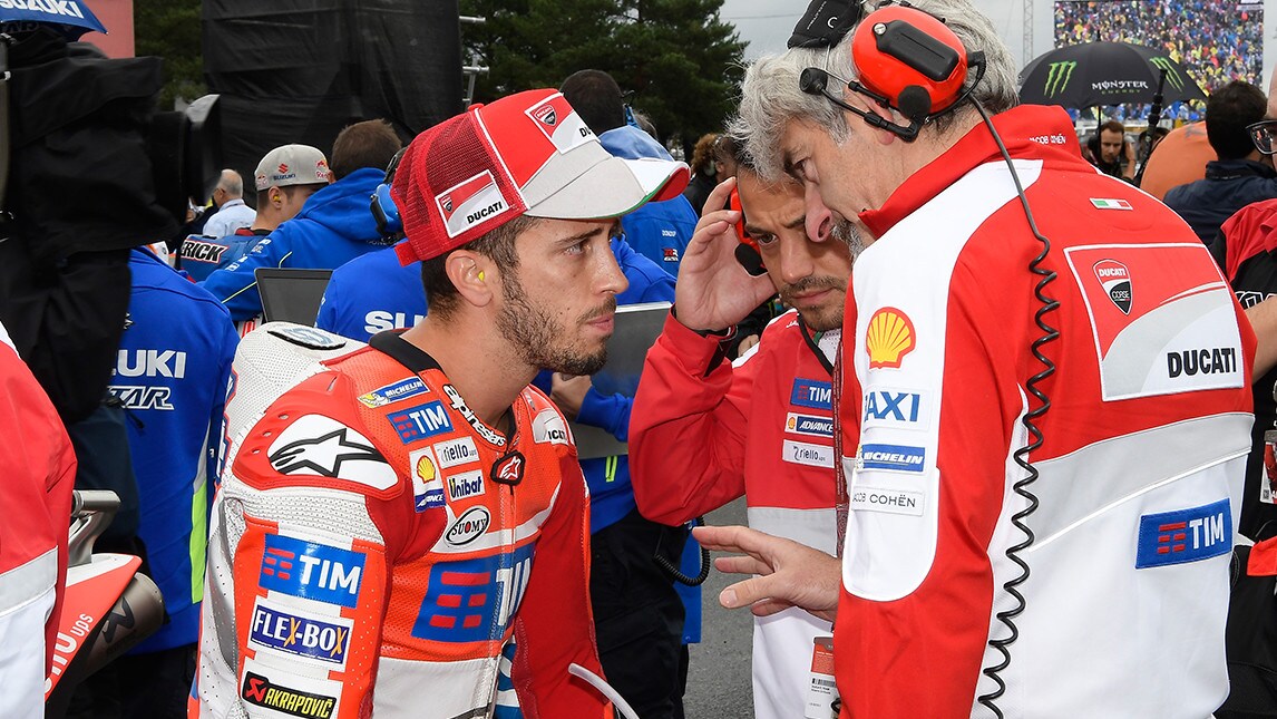 MotoGP Inghilterra, Dovizioso: "La scivolata di Misano non ci voleva"