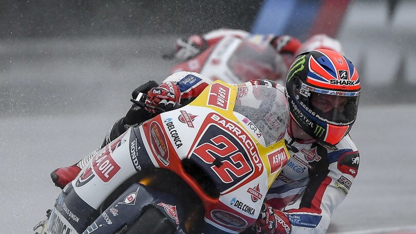 Moto2 Silverstone, libere1: Lowes, poi la pioggia
