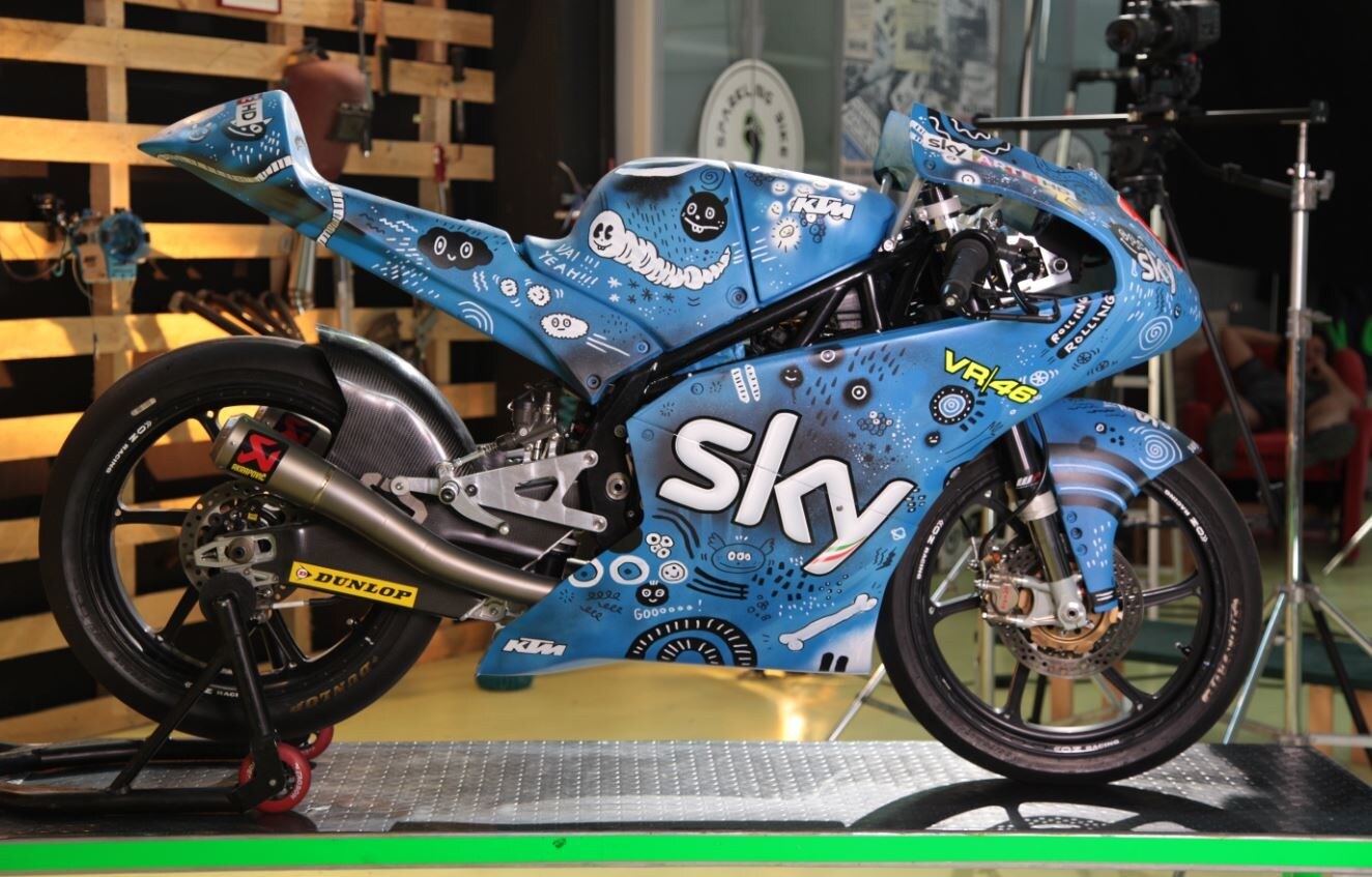 Moto3, Sky VR46 a Misano con livrea "street"