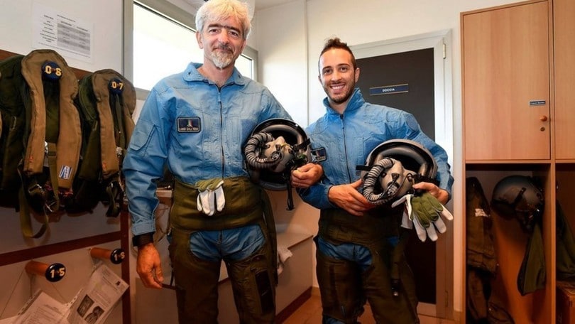 Ducati, il Dovi e Dall'Igna Frecce Tricolori per un giorno: foto