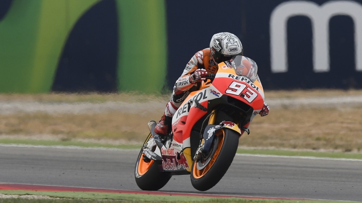 MotoGP Aragon, Marquez fa la pole position