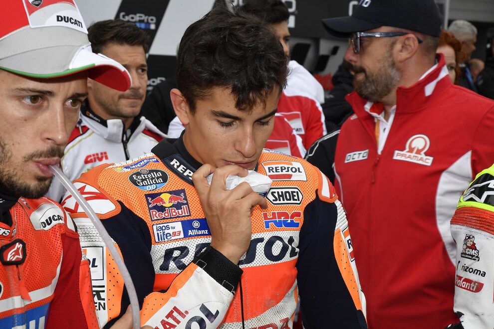 Marquez: “La caduta? Provavo la gomma dura”
