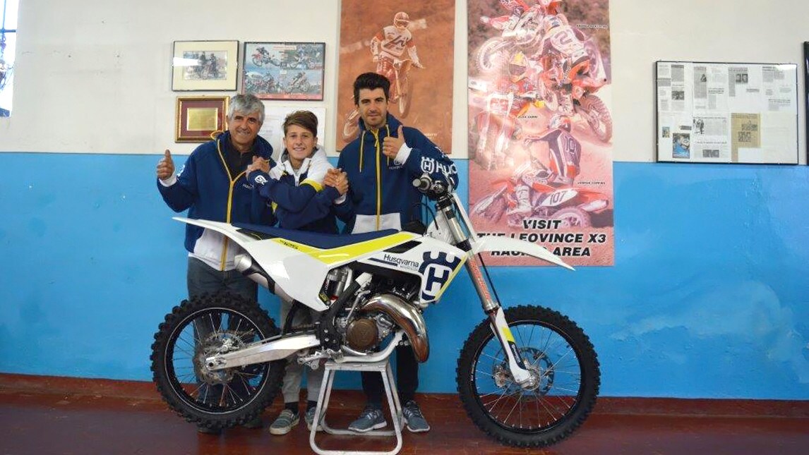 Motocross: Facchetti con il team Maddii.
