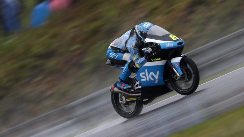 Moto3 Phillip Island, FP1: Bulega sotto la pioggia