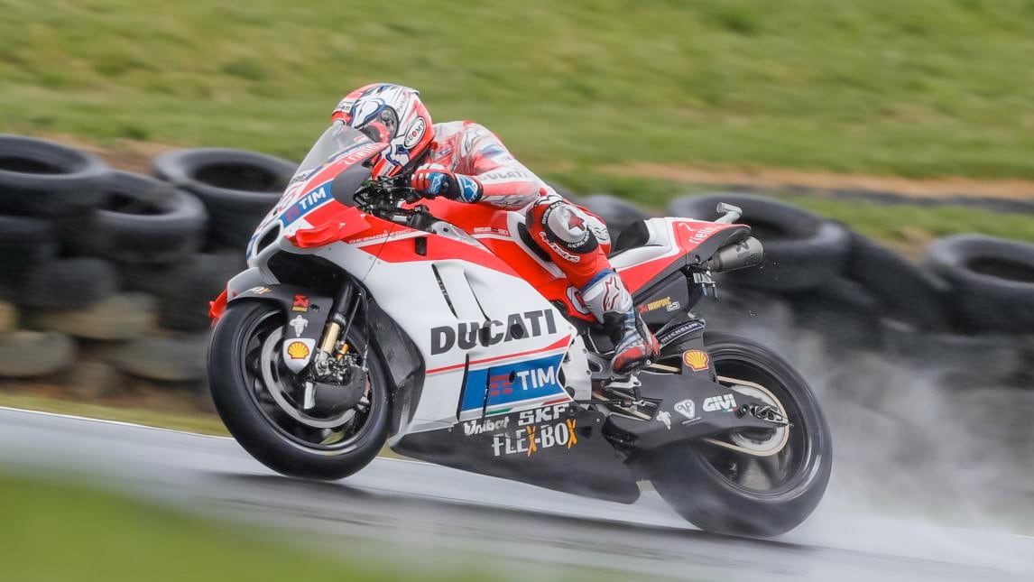 MotoGP Phillip Island, Dovizioso: "Abbiamo capito come andiamo sull'acqua"