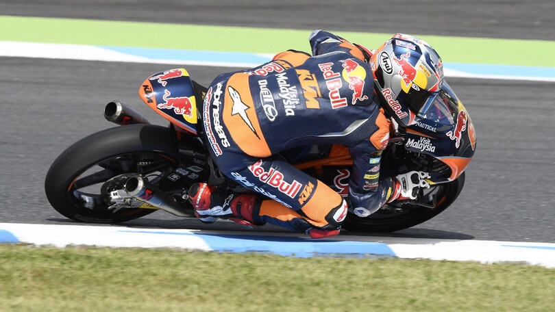 Moto3 Phillip Island, Binder si prende la pole