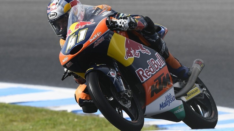 Moto3 Phillip Island, Binder vince ancora