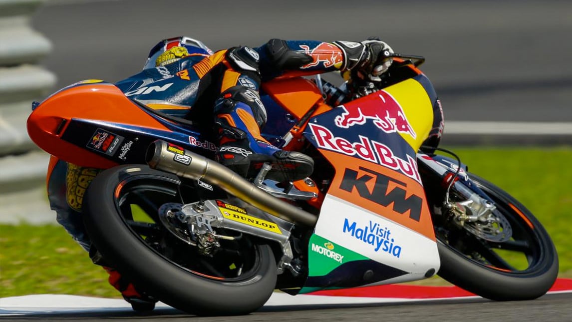 Moto3 Sepang, Binder leader in FP1