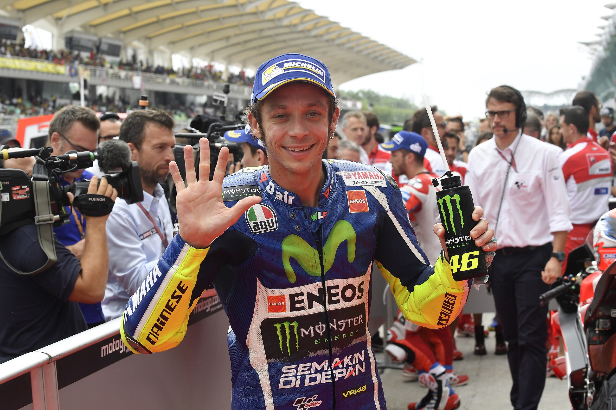 MotoGP Sepang, Rossi: "L'obiettivo era arrivare davanti a Lorenzo"