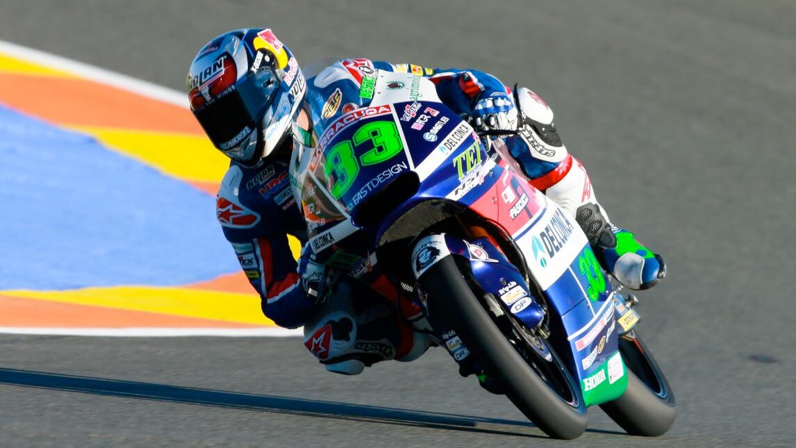 Moto3 Valencia, Bastianini domina il venerdì