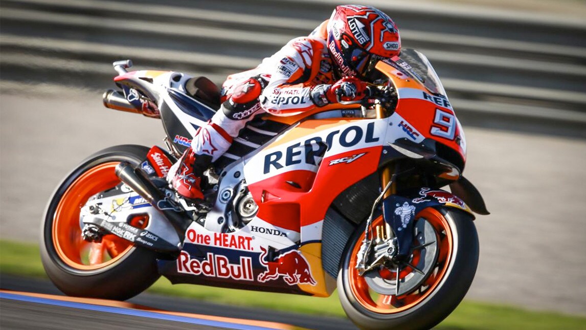 MotoGP Valencia: Marquez domina in FP3