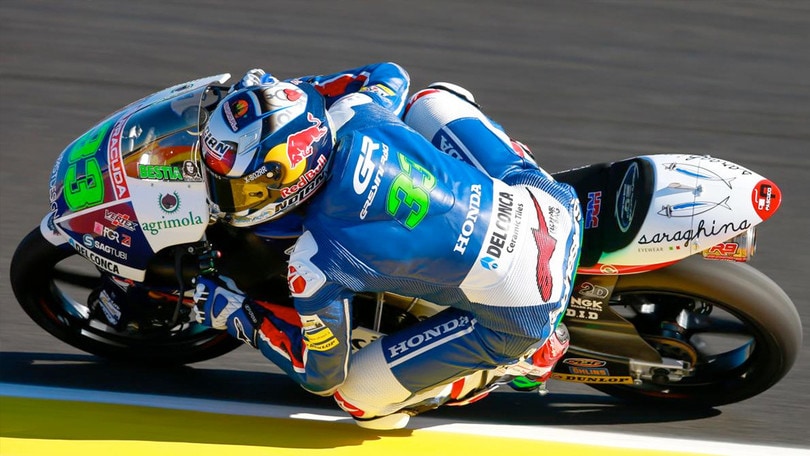 Moto3 Valencia, Bastianini: "Grazie a Fausto Gresini"