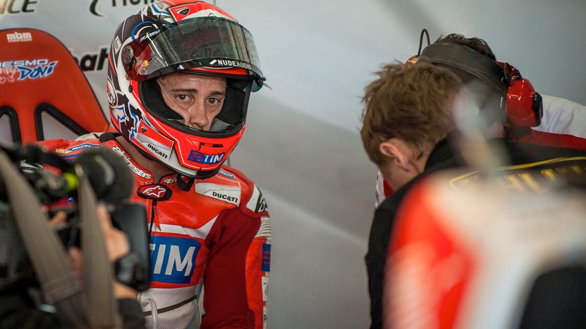MotoGP test Valencia, Dovizioso: "Con la nuova moto più regolazioni"