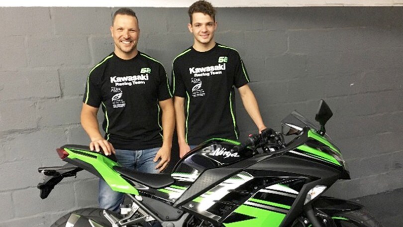 Il team BWG Kawasaki nel mondiale Supersport 300