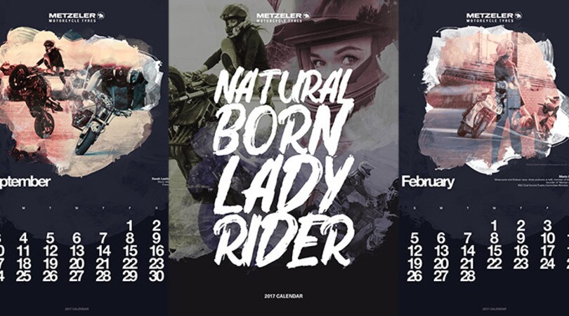 Metzeler, svelato il nuovo calendario 2017 dedicato alla motocicliste