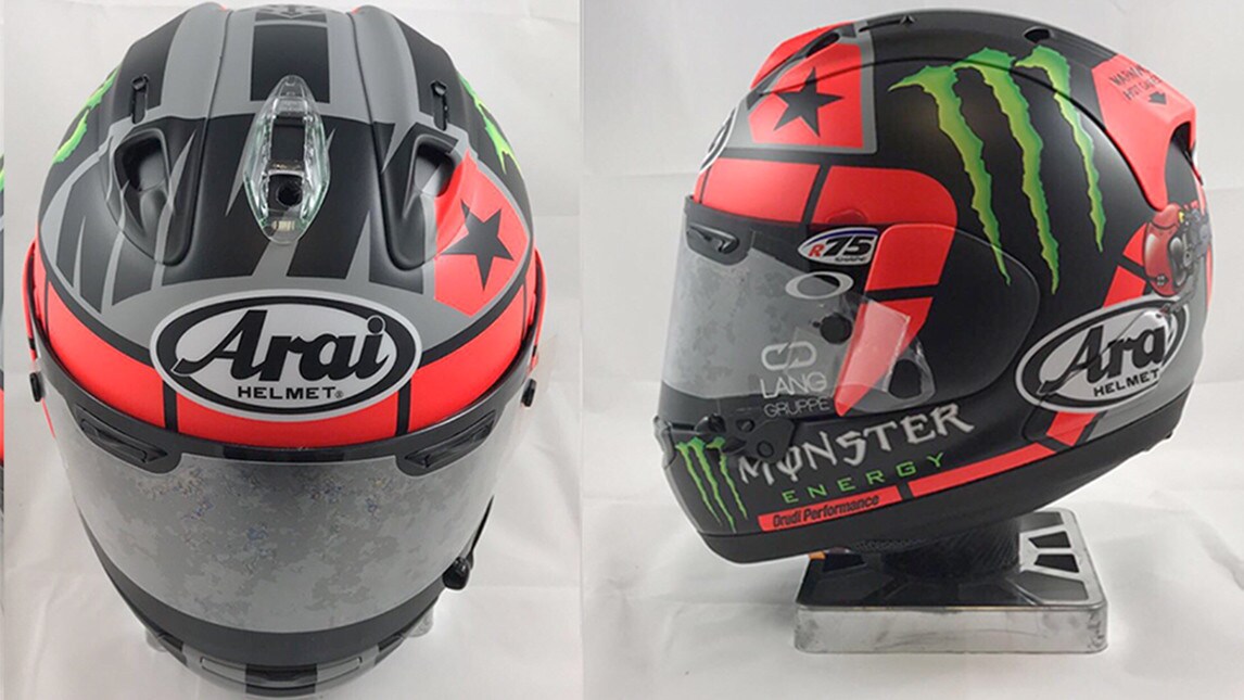 MotoGP: Maverick Vinales svela il suo nuovo casco