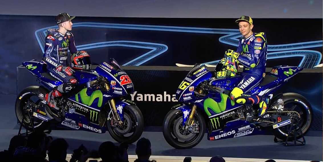 MotoGP 2017: ecco la nuova Yamaha di Rossi e Vinales