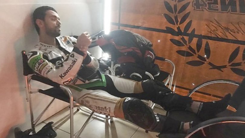 SS, Sofuoglu ko in allenamento: polso fratturato