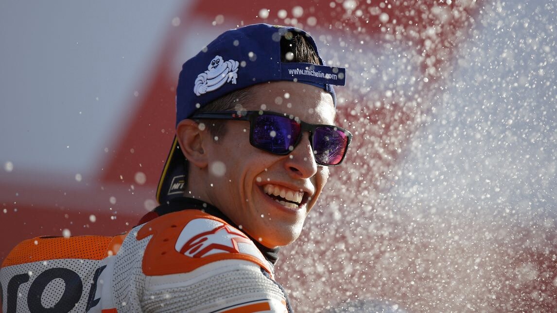 MotoGP, Marquez: "Rossi continua a parlare del 2015..."