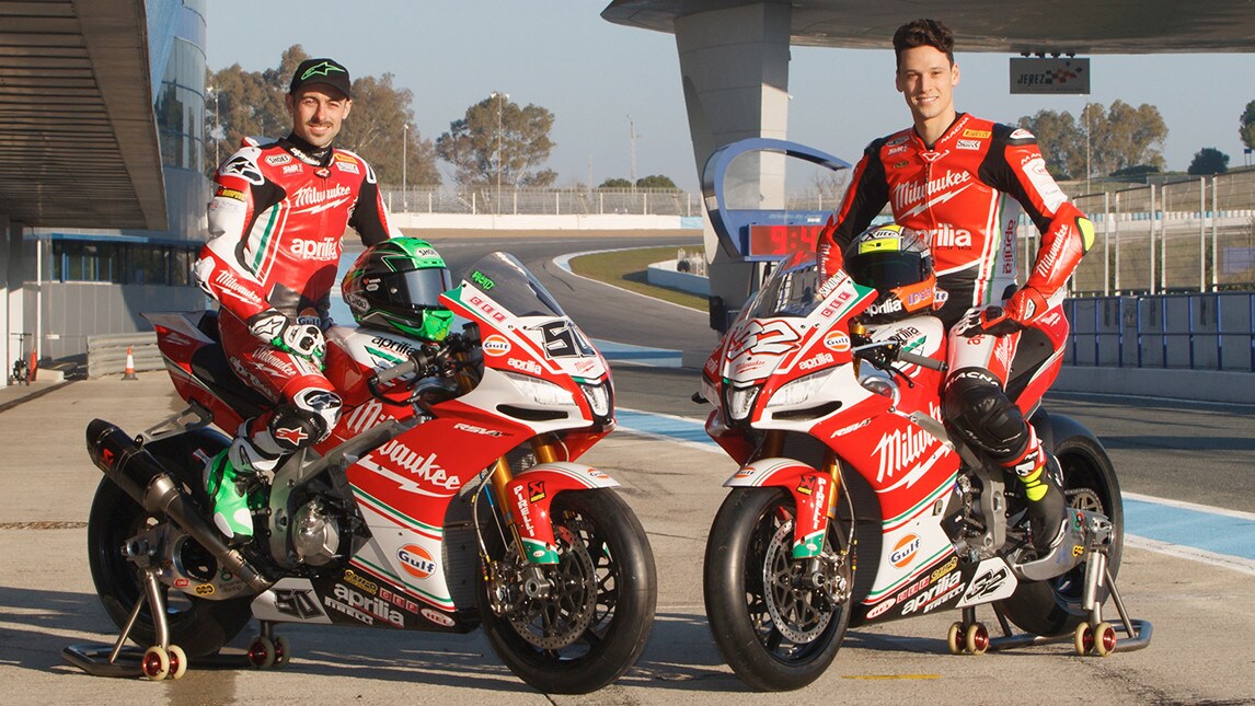 SBK, Milwaukee Aprilia "Le moto sono completamente nuove"
