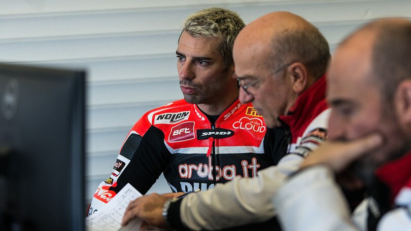 SBK, test Portimao, Melandri: "Ci è mancata la stabilità"