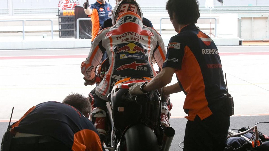 Test Sepang, Marquez: "Non sono ancora soddisfatto della moto"