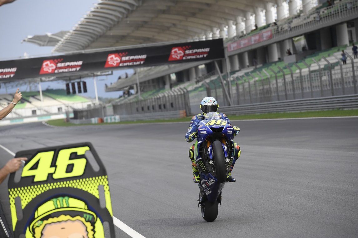 Test Sepang, Rossi: "E' stato un test difficile e lungo"