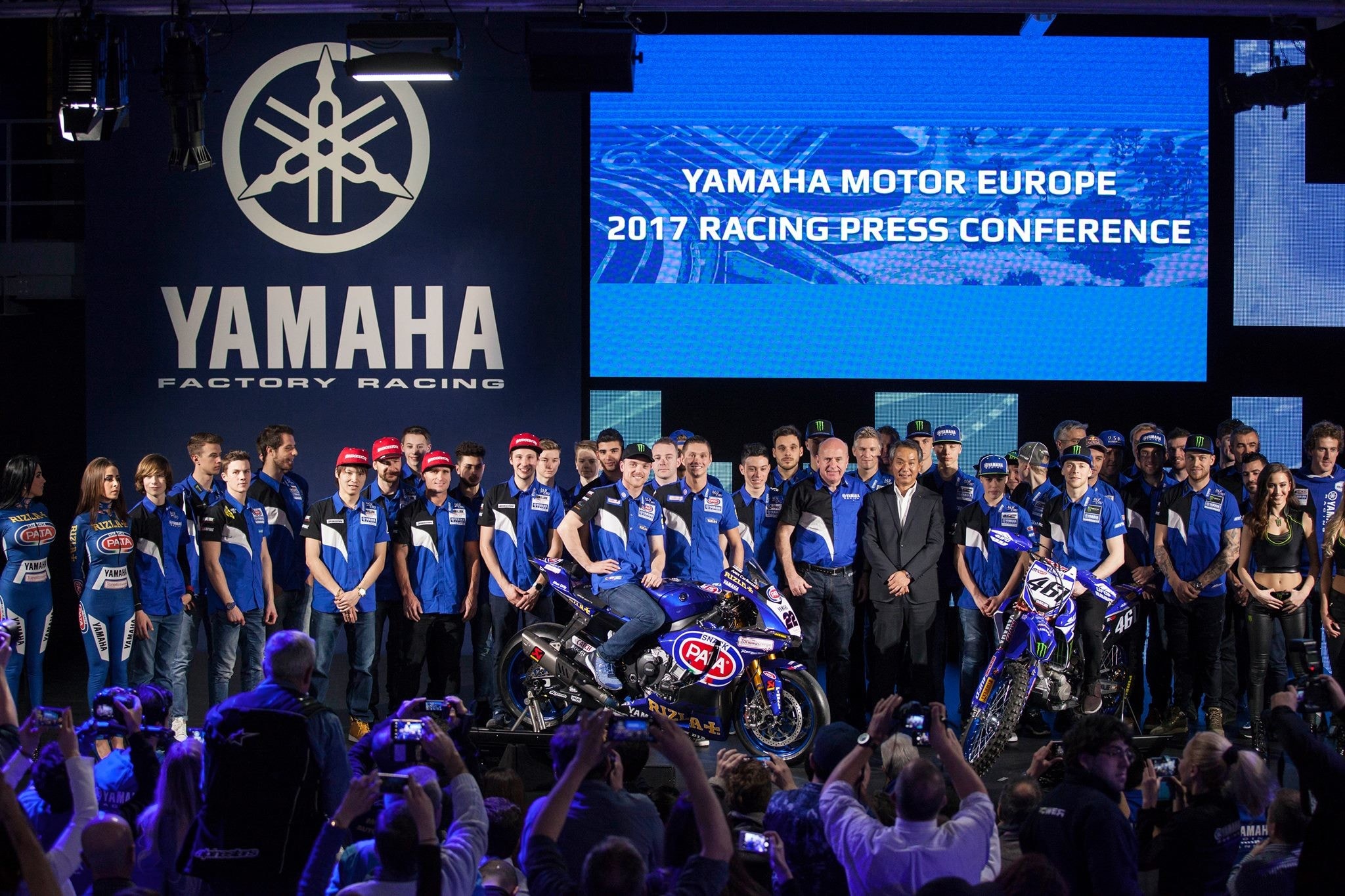 Yamaha, presentati i team per la stagione 2017