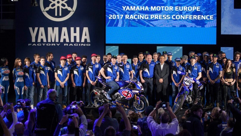 Yamaha, presentati i team per la stagione 2017