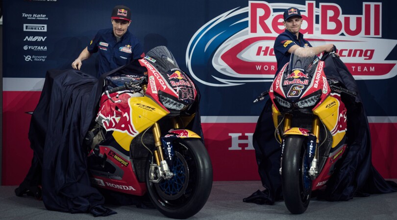 SBK, Red Bull mette le ali alla Honda