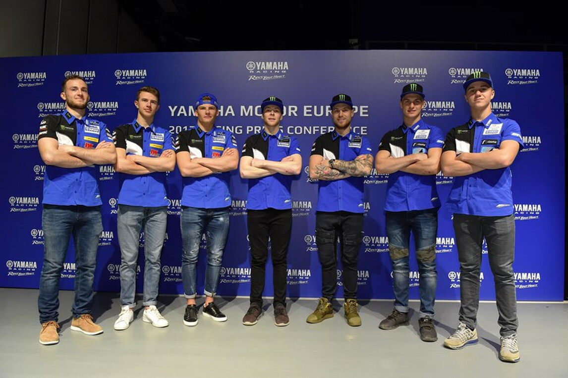 Yamaha, presentati i team per la stagione 2017