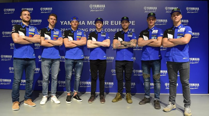 Yamaha, presentati i team per la stagione 2017