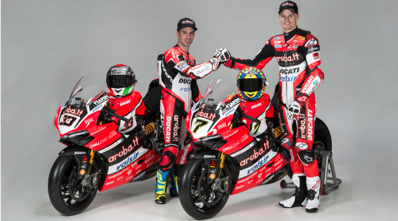 Melandri e Davies, frecce “rosse” per la Superbike