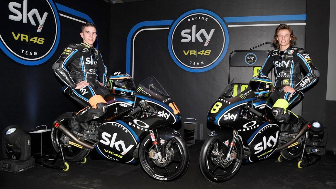 Moto3: presentato lo Sky Racing Team VR46