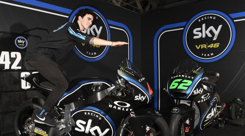 Moto2: Bagnaia e Manzi pronti al salto con lo Sky Racing Team VR46