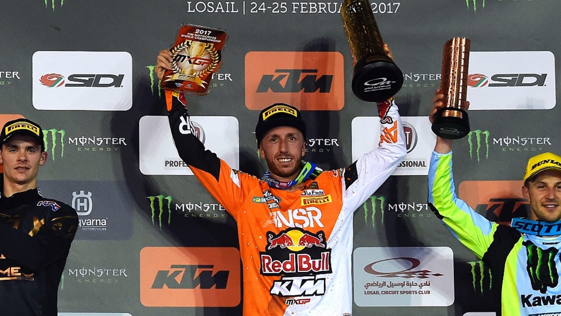 MXGP, Qatar, Cairoli: "La moto ha fatto un passo avanti"