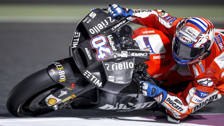 MotoGP, test Qatar: la Ducati in stile F1 non ferma Viñales
